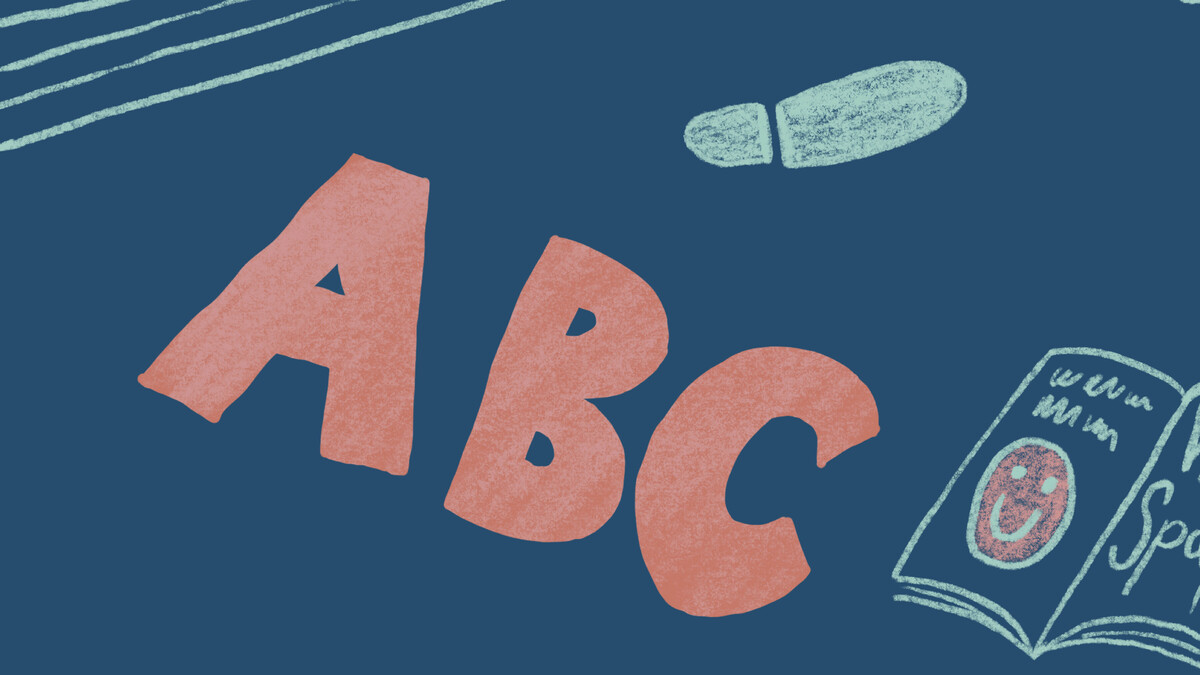 Illustration ABC DIY Plakat
