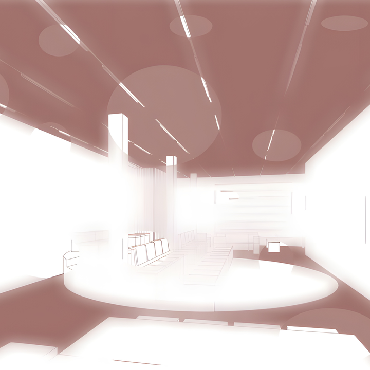 Buntes, digitales renderung der Passage