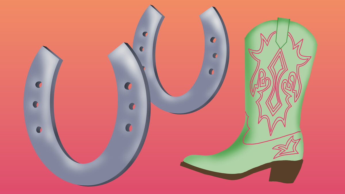 Hufeisen Stiefel