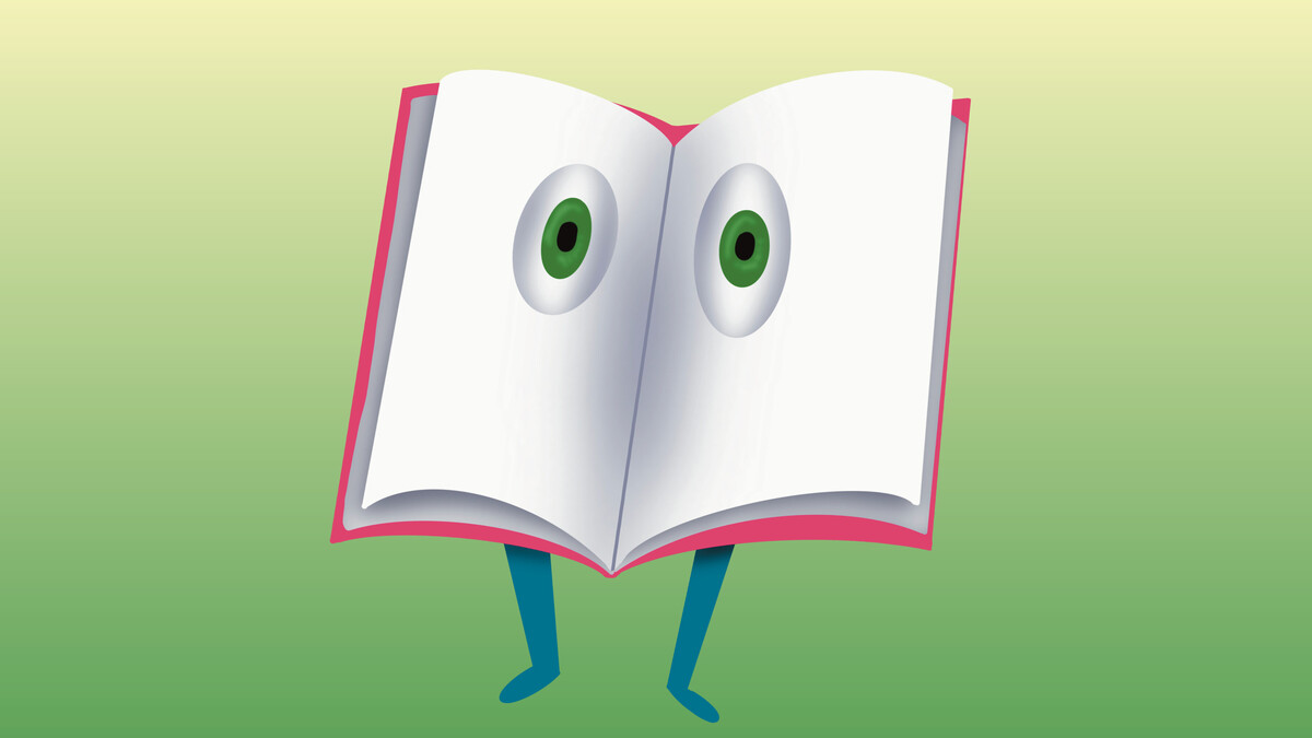 Buch mit Augen