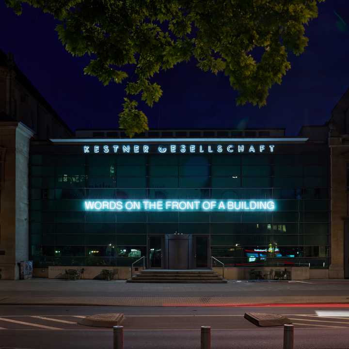 John Wood and Paul Harrison, Some Thing on the Front of a Building, 2023, digitales Rendering